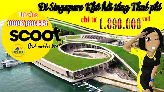 Khứ hồi Singapore đã gồm thuế phí 1,890,000 vnd
