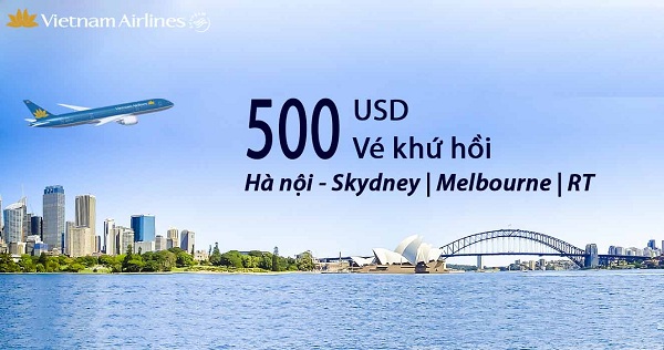 Vietnam Airlines tung vé máy bay đi Sydney 500 USD