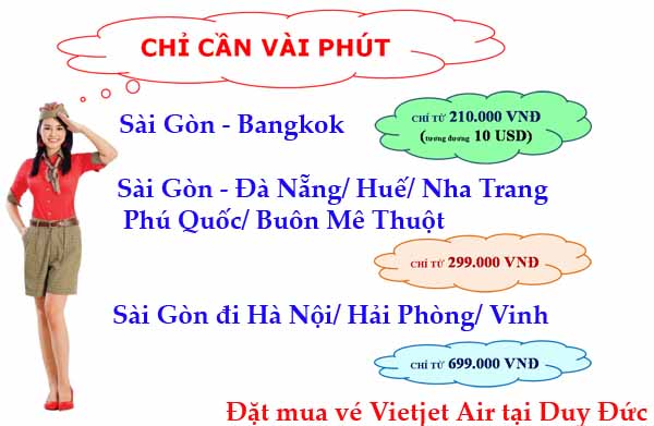 Vietjet Air tung vé máy bay đi Bangkok chỉ 10 USD