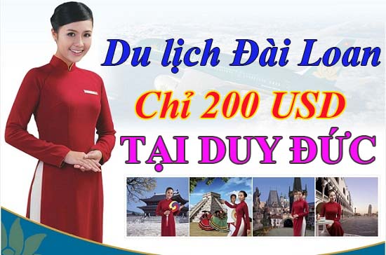 Vietnam Airlines bán vé máy bay đi Đài Loan 200USD