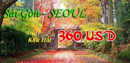 Du lịch Seoul với giá vé khứ hồi 360 USD
