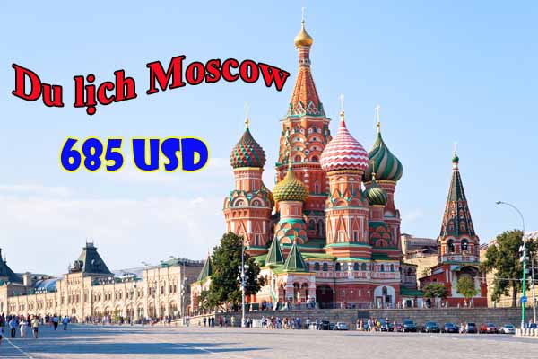 Emirates bán vé đi Moscow giá rẻ 685 USD