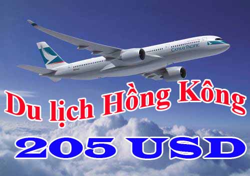 Mua ngay vé đi Hồng Kông 205USD của Cathay Pacific
