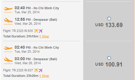 Muốn đặt vé đi Bali giá rẻ 100 USD phải làm sao?