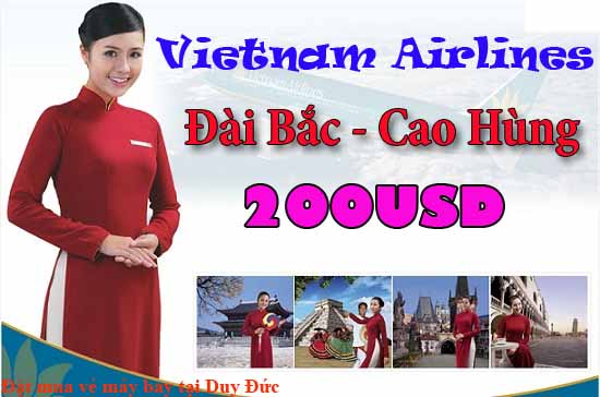 Vé máy bay khuyến mãi Vietnam Airlines