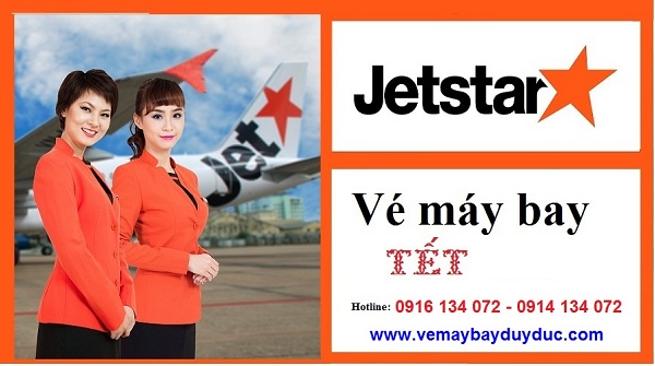 Đặt mua vé máy bay Tết giá rẻ của Jetstar