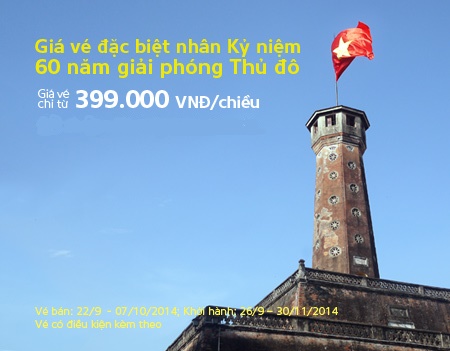 Vietnam Airlines tung vé rẻ khuyến mãi chỉ 399,000 VND