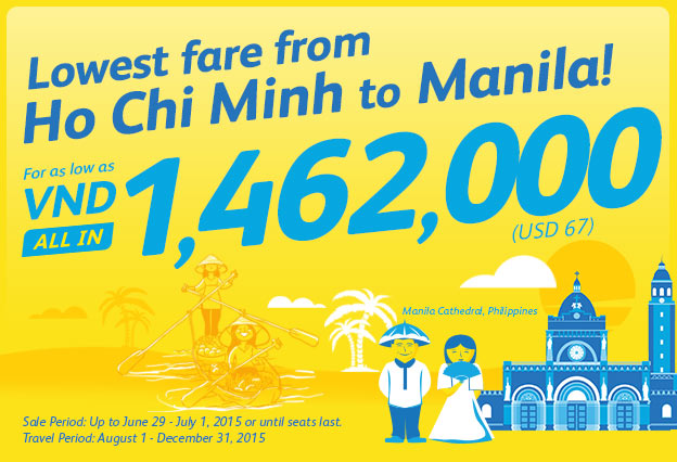 Du lịch hè mùa cao điểm đến Manila chỉ 67 USD