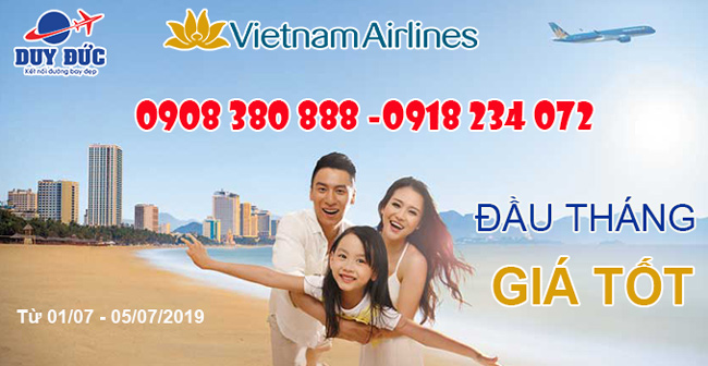Vietnam Airlines ưu đãi đến 20% giá vé đầu tháng 7
