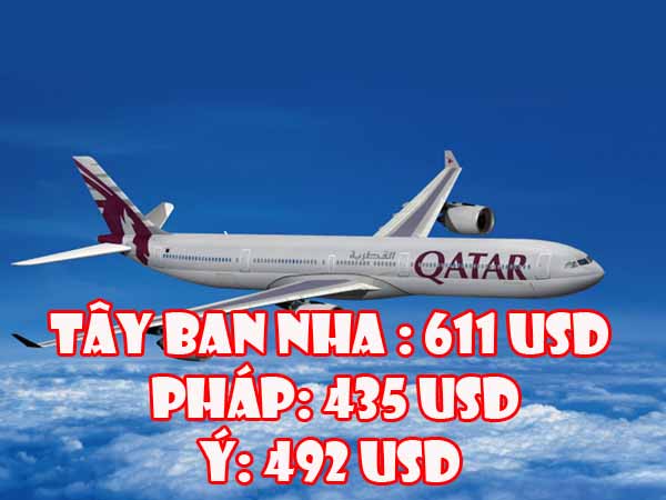 Qatar Airways bán vé đi Pháp giá rẻ chỉ 435 USD