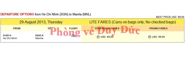 Vé máy bay giá rẻ đi Manila Philipines