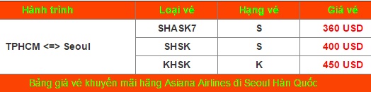 Bay rẻ đến Seoul ngày hè cùng Asiana Airlines