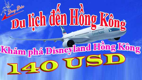 Cathay Pacific bán vé đi Hồng Kông 140 USD