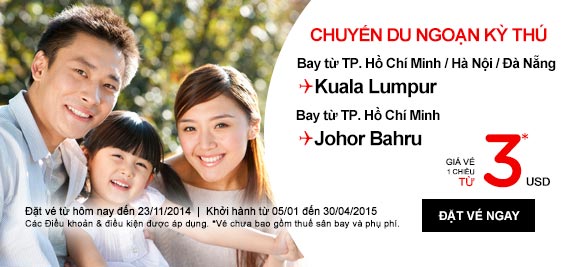 Du lịch Johor Bahru chỉ với 3 USD