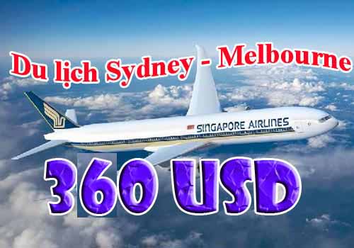 Đặt mua vé đi Sydney khuyến mãi 360 USD khứ hồi
