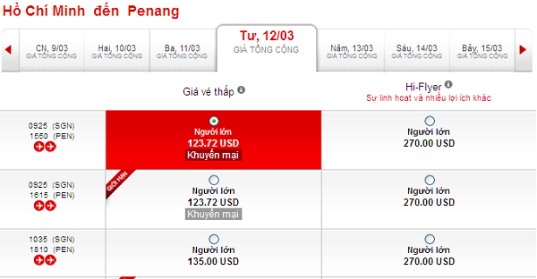 Đặt mua vé du lịch Penang chỉ với 123 USD