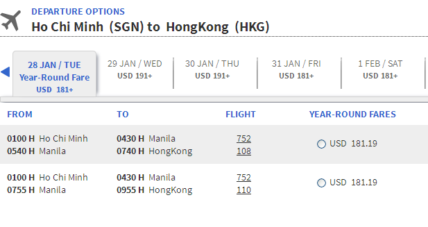 Đến Hồng Kông du lịch với giá vé 181 USD