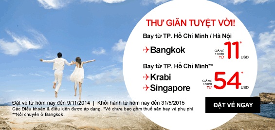 Du lịch bụi cùng Air Asia đến khám phá Bangkok chỉ 11 USD