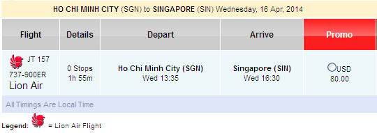 Du lịch đến Singapore giá rẻ 80 USD