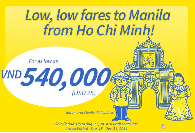 Du lịch Manila cực rẻ với vé khuyến mãi 25 USD