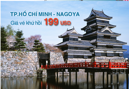 Hướng dẫn đặt vé du lịch Nagoya 199 USD