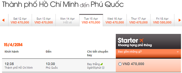 Hướng dẫn mua vé đi Phú Quốc chỉ 470.000 VNĐ