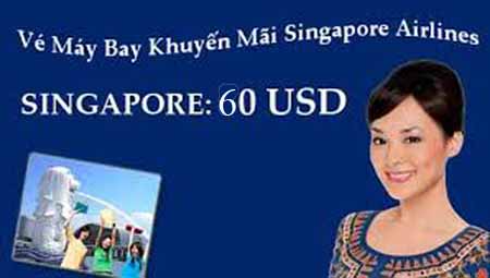 Mua vé du lịch Singapore 60 USD