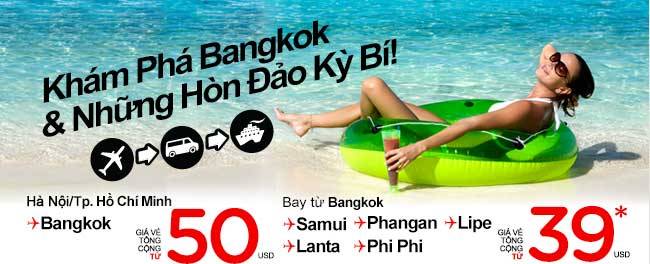 Đi Bangkok và khám phá các hòn đảo kỳ bí chỉ 50USD