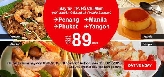 Đặt vé đi Yangon 89 USD bay ngay tháng 5