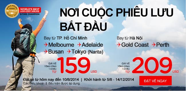 Mua vé du lịch Melbourne giá rẻ 159 USD Air Asia