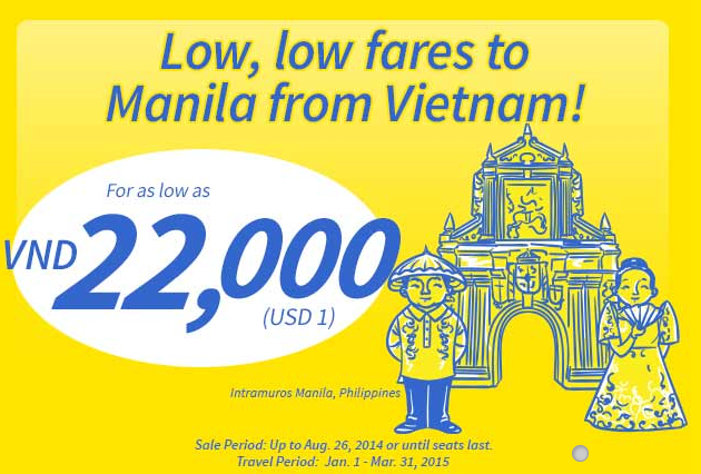 Mua vé rẻ du lịch Manila bất ngờ chỉ 1 USD