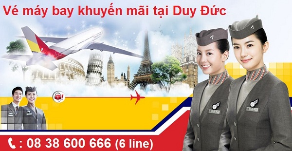 Mua vé máy bay khuyến mãi tại vemaybayduyduc.com
