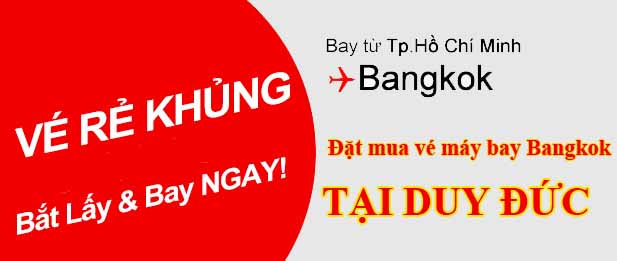 Vé máy bay giá rẻ đi Bangkok