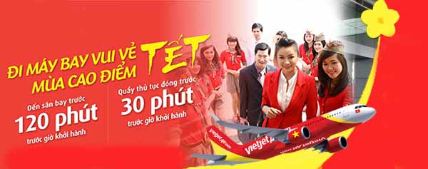 Vietjet Air đã mở bán vé máy bay tết
