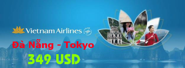 Vietnam Airlines bán vé Đà Nẵng đến Tokyo 349 USD